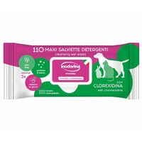 Servetele Umede cu Clorhexidina Inodorina Maxi 110buc – Servetele Premium Antiseptice Igienizarea si Dezinfectarea Blanii Caini, Pisici