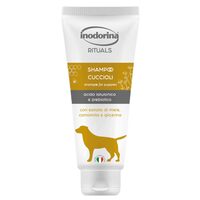 Sampon pentru Pui si Piele Sensibila Inodorina Puppies (250ml) - Formula cu Miere, Musetel, Acid Hialuronic si Filtru UV