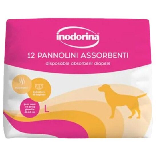 Scutece Absorbante pentru Caini Inodorina pentru Caini Mari, L 12buc