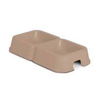 Castron Plastic Dublu Dreptunghiular Viola II (0.15-0.3L) - Bol Antiderapant Ultra-Usor · 
