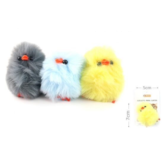 Jucarie Pui din Plus Pufos Yommy (7x5 cm) – Sursa Zilnica de Miscare, Joaca si Energie