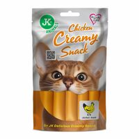 Recompensa Crema de Pui cu Vitamine si Taurina pentru Pisici, JK, 5×15 gr