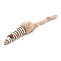 Soricel din Sisal cu Coada Lunga de Plus JK (28 cm) – Jucarie Interactiva pentru Gheare si Vanatoare