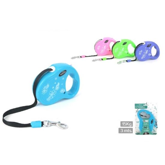 Lesa Retractabila YOMMY FASHION Flori 3m 15Kg – Stil si Personalitate