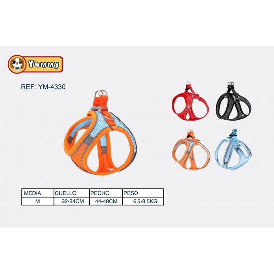 Ham Vesta Scurta 44-48cm Yommy Glow Reflectorizant pentru Caine