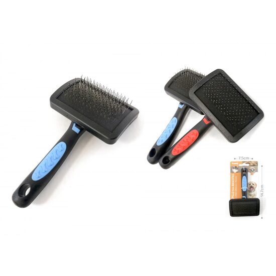 Tesala Ergonomica cu Maner Os Cauciucat Yommy (Marimi S / M / L) – Perie Profesionala pentru Descurcare si Par Mort · 