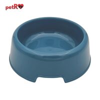 Castron Plastic petRO (200-300ml) - Bol Rotund pentru Hrana si Apa Pisici si Caini Mici · 