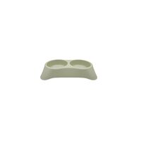 Castron Plastic Dublu petRO — Bol Monobloc pentru Hrana si Apa Caini si Pisici (100-400ml) · 