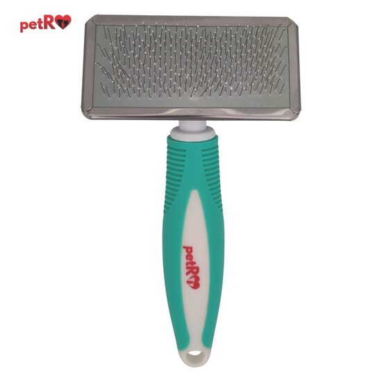 Tesala Profesionala cu Tipsuri PETRO – Caini si Pisici cu Pini Protejati si Maner Ergonomic (Marimi M / L) · 