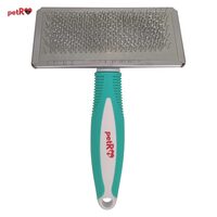 Tesala cu tips L 16.5x11 cm PETRO, Pini Rotunjiti, Maner Ergonomic, pentru Caini