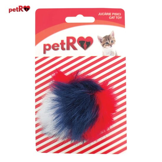 Jucarie pisica minge  ghem 8 cm PETRO PTR-LBD2016-3