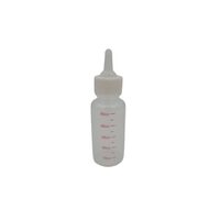 Sticla gradata cu tetina pentru alaptarea si hranirea artificiala a catelusilor, pisicutelor si rozatoare, petRO, 50 ml