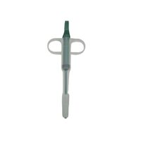 Seringa pentru administrarea pastilelor si medicamentelor la caini, pisici si animale mici petRO, 2 tuburi din silicon, 15 x 6 cm