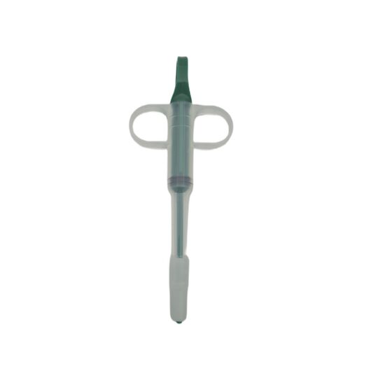Seringa pentru administrarea pastilelor si medicamentelor la caini, pisici si animale mici petRO, 2 tuburi din silicon, 15 x 6 cm