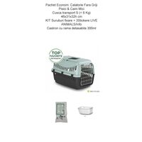 Pachet Calatorie Fara Griji - Cusca S Metal - Kit Siguranta - Castron