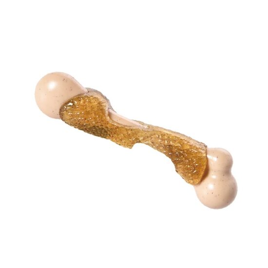 Jucarie Os - Costite din Spuma TPR Aromata pentru Igiena Dentara - Curatare Dinti si Combatere Plictiseala Caini · 