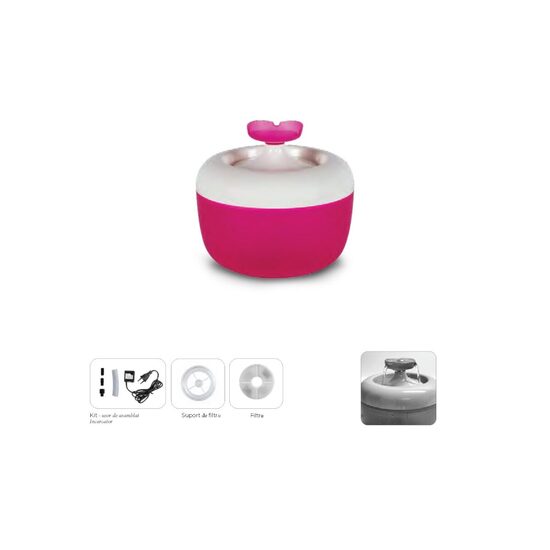 Kit Fantana Malaga si set 4 rezerve filtru apa cu carbune activ
