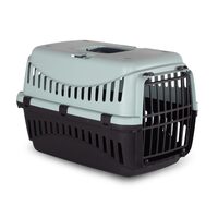 Transportor Gipsy S Usa Plastic (46x31x32 cm) Albastra - Cusca Pisici si Caini Mici