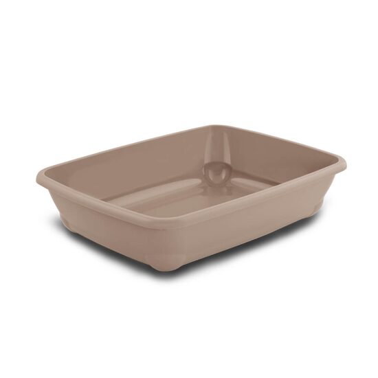 Litiera Deschisa Pisici Mari Birba L 56x39x11cm Bej - Tavita Incapatoare