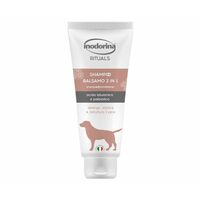 Set Inodorina Rituals 2 in 1: Sampon & Balsam 250ml + Servetele Clorhexidina 40buc + Grebla Flexibila 2 Randuri JK