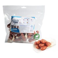 Recompense Hipoalergenice Caini JUKO Pulpe Ros de Calciu Invelite in Carne de Iepure (500gr)