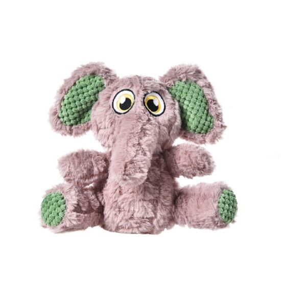 Jucarie Elefant din Plus pentru Caini cu Spuma cu Memorie si Urechi Fosnitoare JUKO (24.5 x 33 cm) – Calmanta si Interactiva